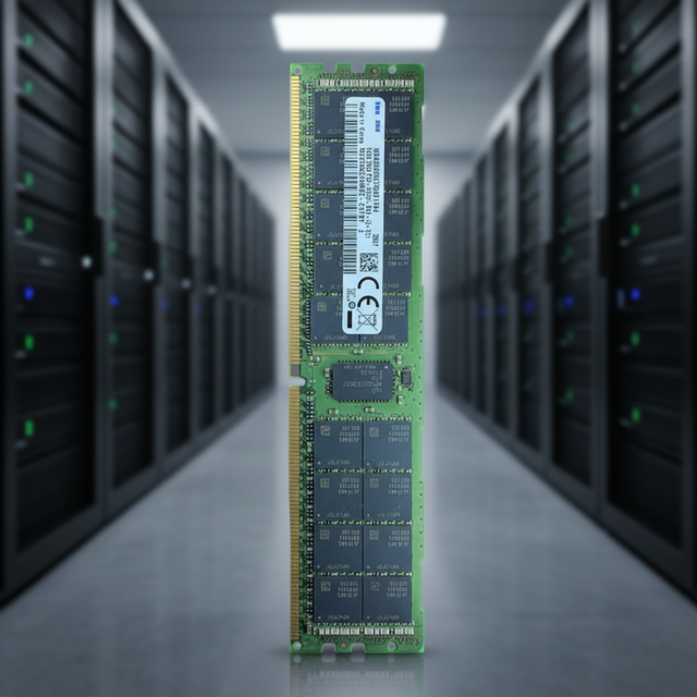 M321R8GA0EB0-CWMKJ 64GB DDR5-5600/PC5-44800 ECC Registered CL46 1.1V 288-Pin RDIMM Dual Rank X4 Server Memory Module