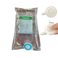 Sac de recharge de savon pour les mains personnalisé, étanche, 1L 3L, BIB (Bag in Box), distributeur de tube à pompe, emballage recyclable