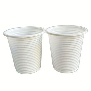 Gobelet en plastique PP blanc avec logo personnalisé, biodégradable, recyclable, jetable, écologique, pour les fêtes, la restauration, les événements, vente en gros - Product Image 1