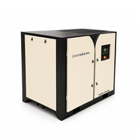 Compresseur d'air industriel rotatif à vis portable 7,5 kW 11 kW 15 kW 22 kW 37 kW 55 kW 75 kW, refroidi par air, lubrifié, alimenté en courant alternatif, avec pompe et moteur