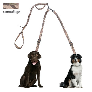 Guinzaglio per cani doppio per cani di taglia media e grande senza groviglio doppio piombo per animali domestici, guinzaglio Modulare regolabile con Hardware resistente - Product Image 5