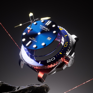 Reloj Mecánico de Buceo de Lujo Personalizado de Alta Calidad, Caja de Acero Inoxidable, Resistente al Agua <span class=keywords><strong>5</strong></span> <span class=keywords><strong>Bar</strong></span>, Reloj Mecánico para Hombre - Product Image 3