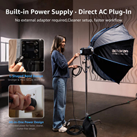 Aputure Amaran Halo 200x 300x Bi Color 2700K 6500K Lumière vidéo COB pour la photographie en studio