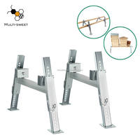 Support de ruche multi-types, pliable, en acier inoxydable / fer / plastique, pour élevage apicole