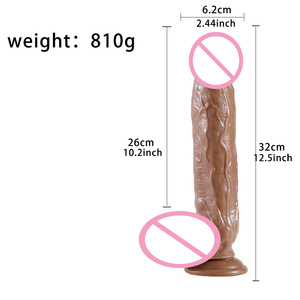 Alien masturbador femenino europeo y americano crece, imita el juguete sexual del pene real y negro - Product Image 3