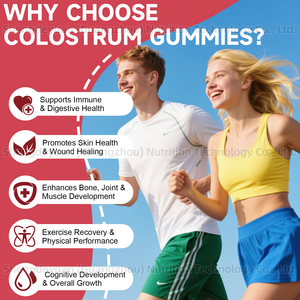 Oem bovine קולוסטרום & ויטמין D3 נטול סוכר לחות & תוספי בריאות מעיים למבוגרים שיער עור & תמיכה נפיחות - Product Image 3