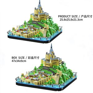 M77196--M Brand Último Modelo Serie Arquitectura <span class=keywords><strong>Francia</strong></span> - Mont Saint-Michel Juguete de Bloques de Construcción para Niños - Product Image 4