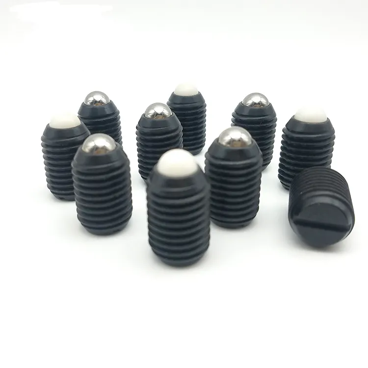 BPES Ball Plunger Stainless Steel Black Oxide Spring Plunger With Slotted or Hexagonal