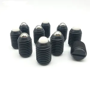 BPES Ball Plunger Stainless Steel Black Oxide Spring Plunger With Slotted Or Hexagonal