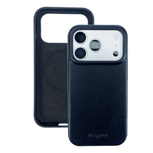 Étui en cuir pour <span class=keywords><strong>iPhone</strong></span> 17 <span class=keywords><strong>Pro</strong></span> Max / 15 <span class=keywords><strong>Pro</strong></span> / 16 / <span class=keywords><strong>14</strong></span> – Couleurs terreuses saisissantes et texture premium pour un style décontracté – Housse de téléphone portable - Product Image 1