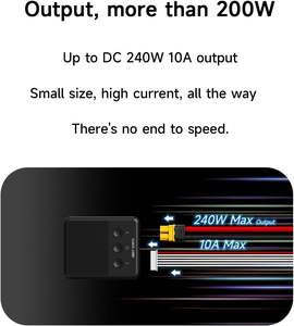 Chargeur-déchargeur de batterie Lipo 608PD, PD 140W, entrée double mode DC 240W/10A, chargeur d'équilibrage intelligent pour batteries RC 2~6S - Product Image 6