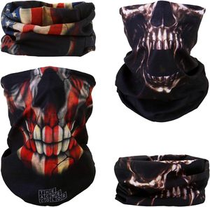 <span class=keywords><strong>Cache</strong></span>-<span class=keywords><strong>cou</strong></span> multifonctionnel Halloween en Spandex/Polyester, élastique et sans couture, avec motif tête de mort, utilisable comme bandana, bandeau, demi-masque facial et <span class=keywords><strong>cache</strong></span>-<span class=keywords><strong>cou</strong></span> - Product Image 3