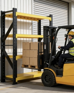Étagères robustes sur mesure, capacité de 300 kg par niveau, garage, <span class=keywords><strong>noir</strong></span>, 4 niveaux, unité d'étagère empilable en métal pour entrepôt - Product Image 2