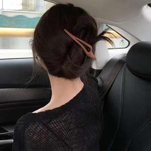 Pinces à cheveux en plastique couleur unie en gros <span class=keywords><strong>pour</strong></span> femmes, style décontracté ou <span class=keywords><strong>de</strong></span> fête, <span class=keywords><strong>accessoires</strong></span> capillaires en vrac <span class=keywords><strong>pour</strong></span> chignons et coiffures relevées - Product Image 5