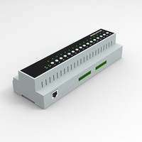 Controlador de Fuente de Alimentación Tuya ZigBee de 16 Canales, Módulo de Interruptor Inteligente WiFi, Relé de 16A 50A, Interruptor de Circuito Inteligente con RS485