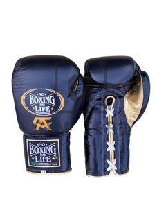 Gants de boxe No Boxing No Life, haute qualité, personnalisés, respirants, unisexes, entraînement professionnel, cuir de vache véritable, arts martiaux - Product Image 1