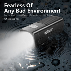 Luz Delantera para Bicicleta Smiling Shark LED IPX4 Impermeable Recargable - Product Image 4
