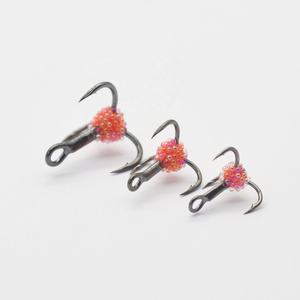 Anzuelos triples de carbono hechos en China al por mayor, anzuelos de pesca en hielo, personalizables, diferentes tamaños y colores - Product Image 6