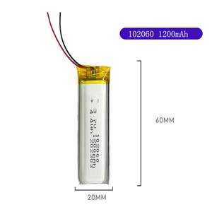 <span class=keywords><strong>102060</strong></span> מותאם אישית 4.4wh 1200mah <span class=keywords><strong>3.7v</strong></span> lipo כיס ליתיום סוללות נטענות זול מחיר li-po עבור מכשירי חשמל ביתיים - Product Image 3