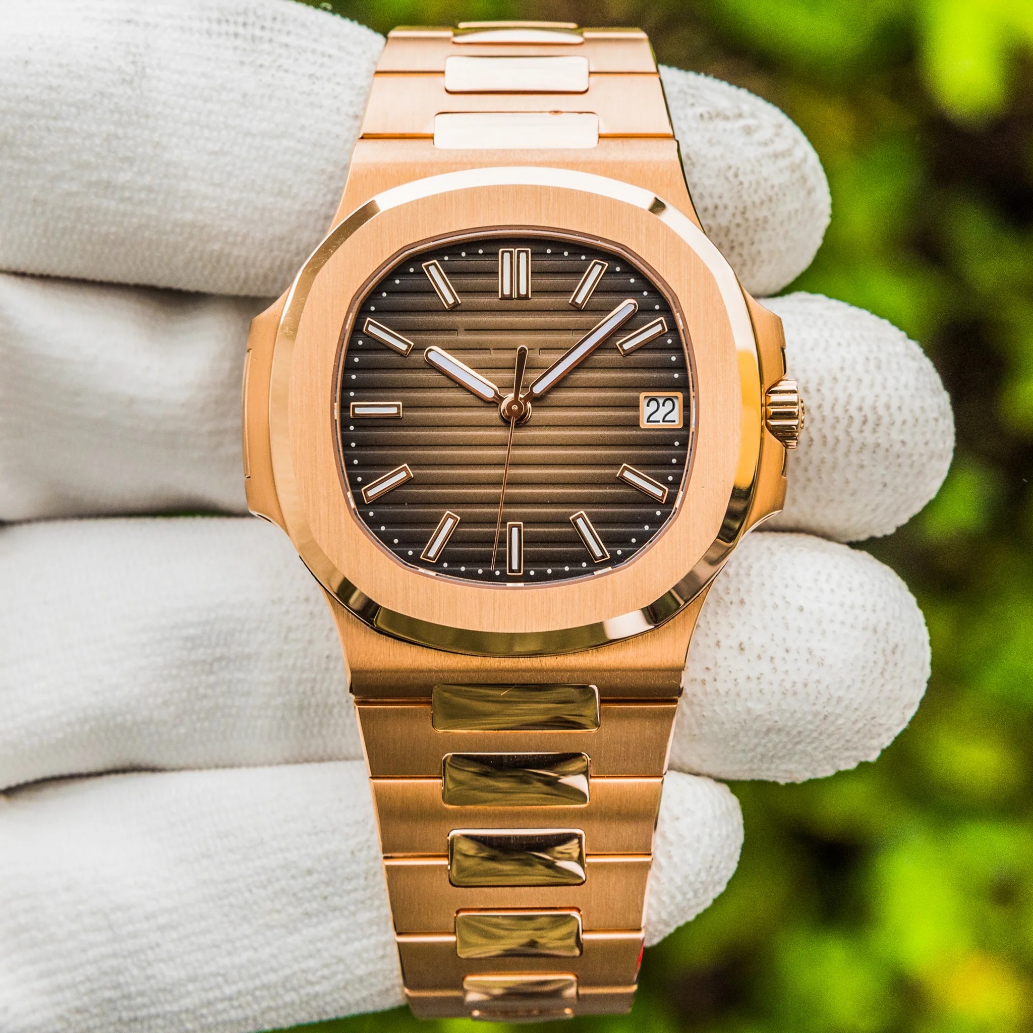 Luxury Mechanical Watches Patek Philippe Style Men's Automatic