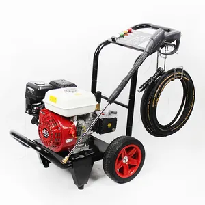 Bison benzinli motor taşınabilir 180bar 2600psi 9LPM 6.5HP yüksek basınçlı araba yıkama basınç temizleme