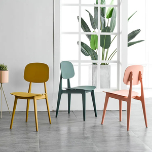 Nordic Minimalist Outdoor Cheap Cafe Restaurant Furniture Manufacturing Polypropylene Plastic Dining <b>Chair</b> - Product Image 5