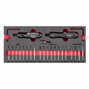 Juego de puntas de destornillador Usag 519 M 824SK23, 1/4 pulgadas, acero al cromo vanadio, kit de herramientas manuales para reparaciones de precisión - Product Image 1