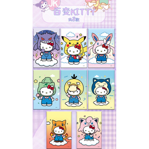 MS Pokemoned & Sanrioes Édition Collector Série Shikishi Kawaii Vente en gros Papier de couleur Fan Art Eif Jeu de société Booster Box - Product Image 2
