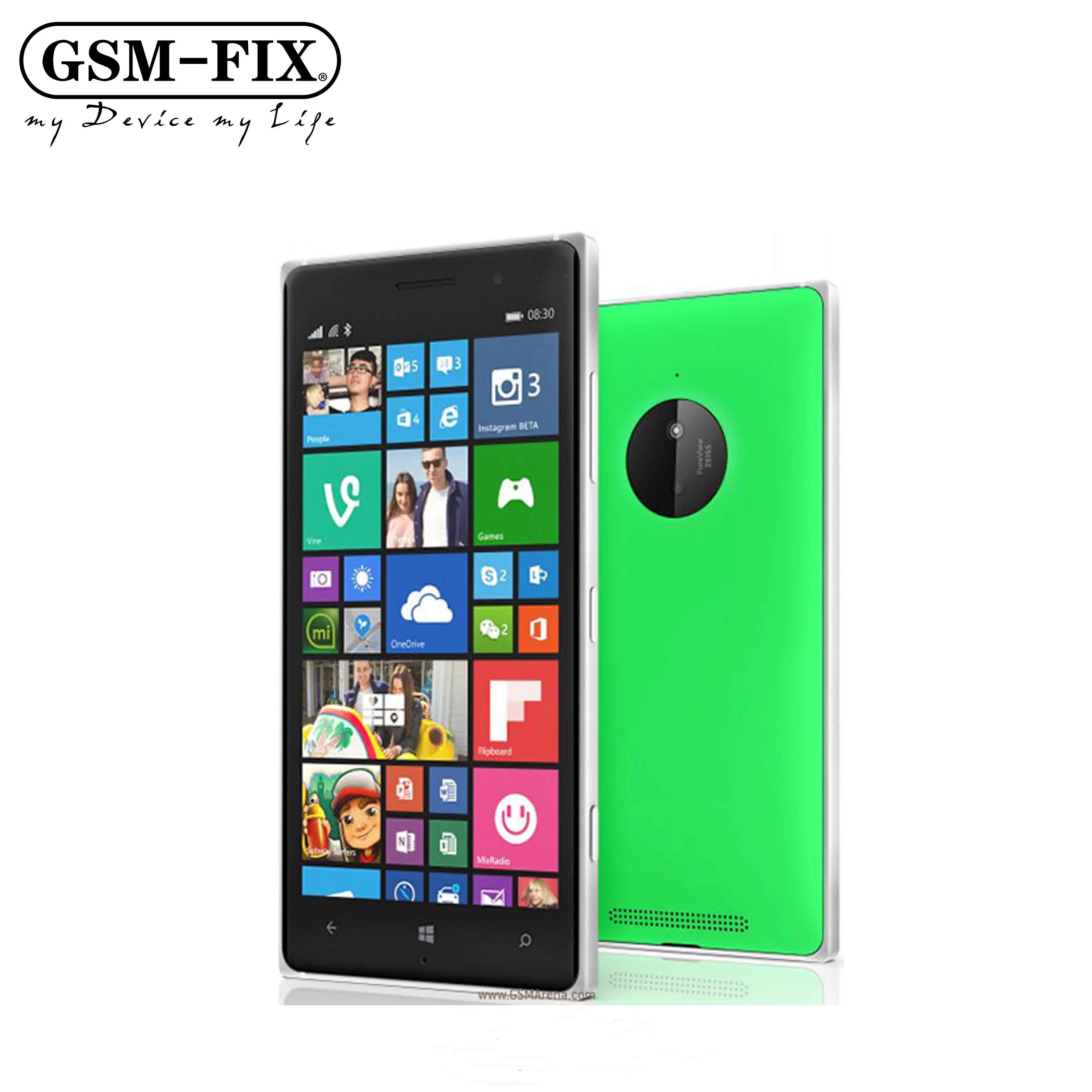 Teléfono móvil desbloqueado Lumia 830 de 5,0 pulgadas, 1GB, 16GB, Quad Core, NFC, 10MP, WIFI, GPS