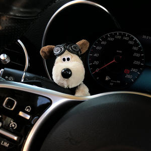 Coche piloto muñeca ornamento coche palanca de cambios señal de giro limpiaparabrisas palanca juguetes de peluche - Product Image 4