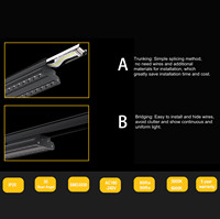 Tube LED Double face UGR 19 à faible éblouissement, panneau lumineux LED, lampe de Grille