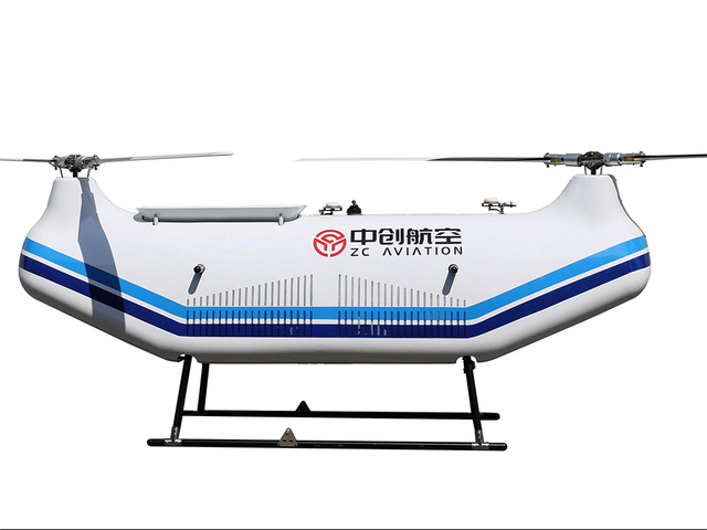 ZC300 tandem Rotor Unmanned Helicopter, 140kg Payload, Max Takeoff Weight 300kg