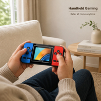 Console de jeu portable classique P15, 512 jeux intégrés, écran couleur, écran IPS de 2,5 pouces, batterie de 600 mAh, sortie TV, pour enfants