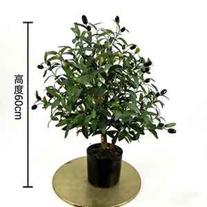 <b>Artificial</b> Olive <b>Tree</b> Potted Plant Bionic High Simulation Plastic Christmas Evergreen Indoor Decor - Product Image 2