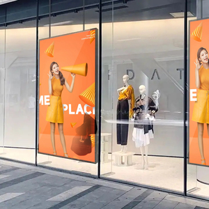 Écran LCD publicitaire numérique semi-extérieur de 43 pouces à haute luminosité, suspendu au plafond, pour vitrine de magasin - Product Image 5