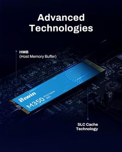 SSD interne original BIWIN M350 1 To M.2 PCIe 4.0 x4 NVMe 1.4, 5200 Mo/s en lecture, 4800 Mo/s en écriture, QLC NAND 2280 - Product Image 6