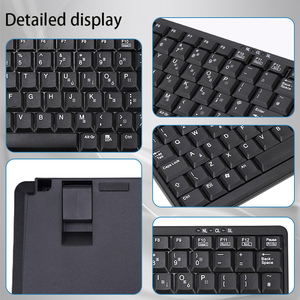 82-Key Professional Notebook-Type Compact <b>Keyboard</b> Numpad <b>USB</b> Interface Factory Direct for Home/Office Use Support Multi-country - Product Image 6