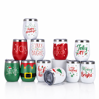 Vaso de Vino de Acero Inoxidable con Logotipo Personalizado, 12 oz, Aislado al Vacío, con Tapa, para Vino, Cócteles, Whisky y Fiestas