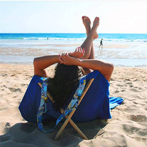 Copri Sedia da Spiaggia Fancy Lounger Mate con Tasca, Telo <span class=keywords><strong>Mare</strong></span> in Microfibra con Tasche - Product Image 5