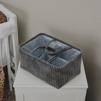 Panier de rangement en gros, panier tissé, sac de rangement pour couches humides, compartiment en tissu de coton, grande capacité, sac à couches