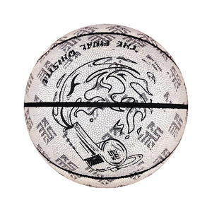 Maßgefertigter Werbe-Gummi-Basketball für Draußen Größe 5 Gestalten Sie Ihren Eigenen Wettkampf-Trainingsbasketball - Product Image 1