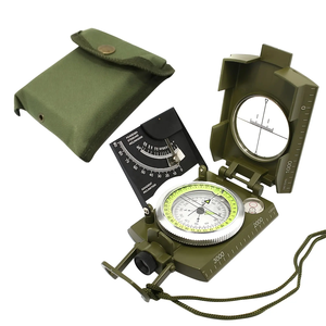 Boussole de randonnée IRONDONKEY pliable pour camping, bateau, marche, extérieur, boussoles numériques pour altimètre - Product Image 1