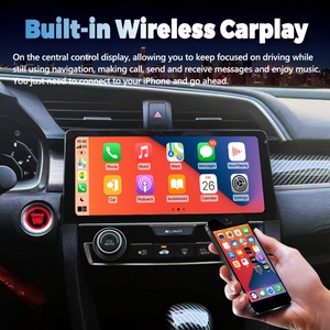 Android 14 para Honda Civic 2016-2021, Reproductor de Video para Auto, Radio, GPS, Navegación, Octa Core, 8G, 256G, 10.33 Pulgadas, 1600*720, Android Auto, 4G - Product Image 3