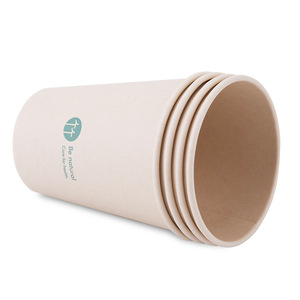 Deli Bamboo Fiber Paper <b>Cup</b> 250ml <b>Disposable</b> Cold Drink <b>Cup</b> for Office and Home Use - Product Image 5