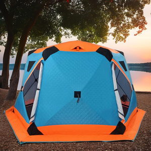 Tente de pêche hivernale sur glace pour le camping et la pêche, <span class=keywords><strong>abri</strong></span> chaud extérieur coupe-vent et résistant à la pluie pour <span class=keywords><strong>plus</strong></span> de personnes - Product Image 2