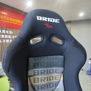 BR10-Red1 бархатные регулируемые гоночные ковшовые сидения для взрослых с узором "гусиная лапка" для BMW M3 E30-E93/F30-F80/G20 - Product Image 6