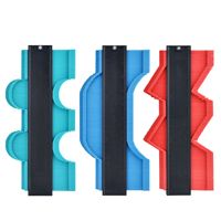 Duplicateur de jauge de contour de 10 pouces règle de mesure de façonnage de profil multifonctionnelle mesure précise pour les forets à bois de carrelage