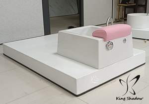 Grosir pijat <span class=keywords><strong>Footbath</strong></span> kayu putih pedikur Platform mangkuk pedikur bak Spa kaki pedikur profesional kursi untuk dijual - Product Image 2