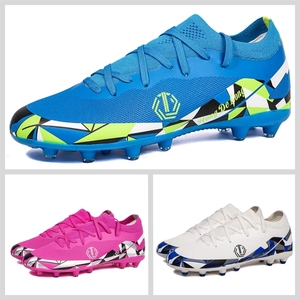 <span class=keywords><strong>Botines</strong></span> de Fútbol Personalizados con Logotipo de Fábrica, Fabricante de Botas de Fútbol, Unisex, para Verano, con Amortiguación, Antideslizantes, Tacos Largos FG - Product Image 2