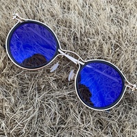Lunettes Photochromiques Anti-Lumière Bleue Reflet Bleu pour Hommes, Lentilles 2026 Rapides, Monture Métallique Vintage Noir et Or, Style Ordinateur Élégant